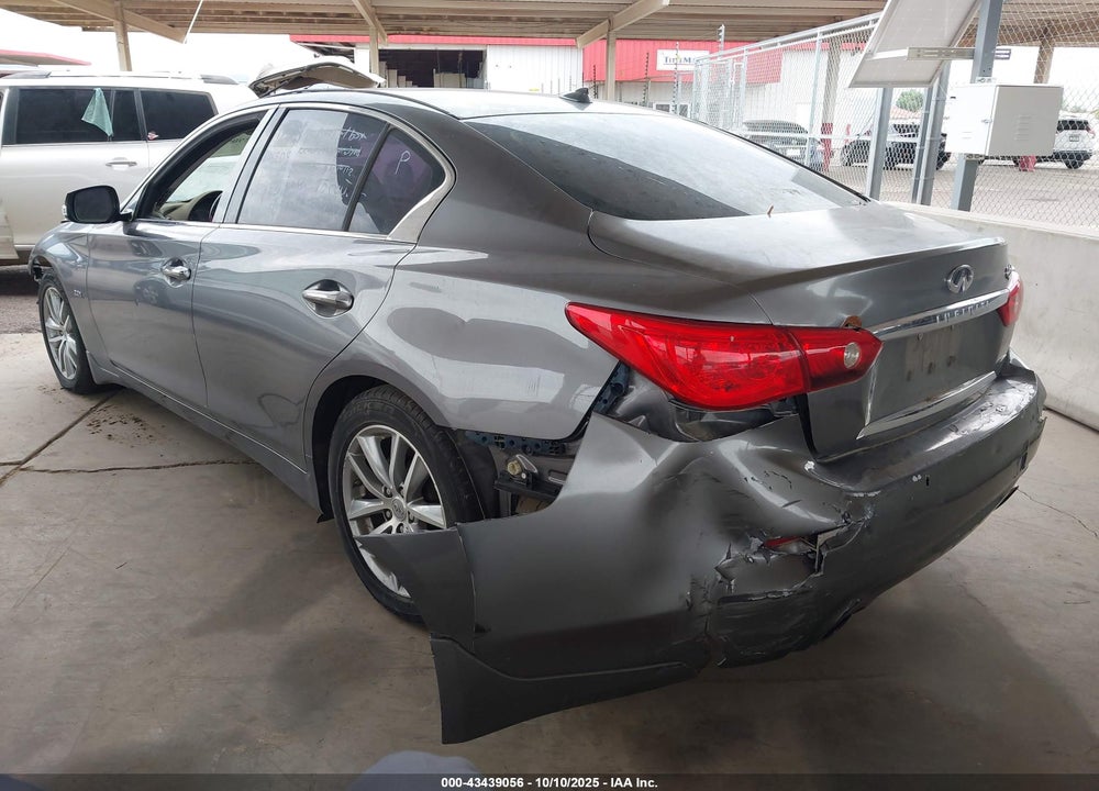 2017 INFINITI Q50 2.0T PREMIUM VIN: JN1CV7AP3HM640052