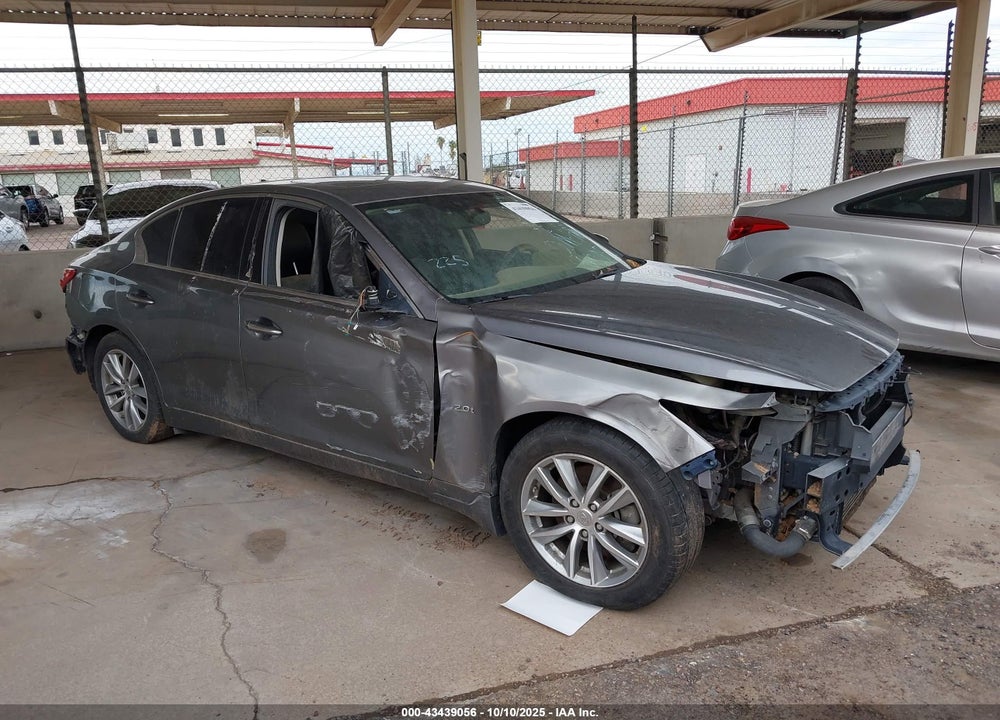 2017 INFINITI Q50 2.0T PREMIUM VIN: JN1CV7AP3HM640052