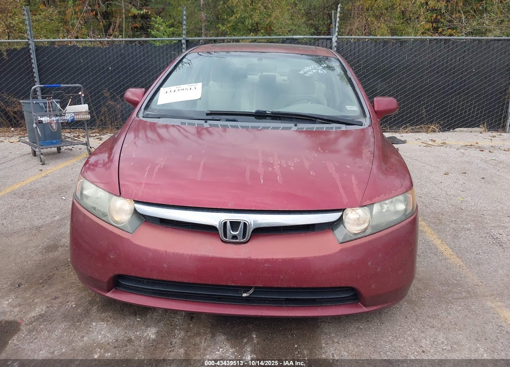 2007 HONDA CIVIC VIN: 1HGFA16807L122894