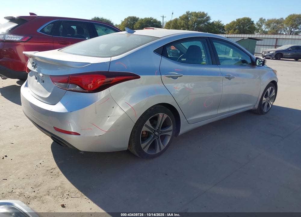 2016 HYUNDAI ELANTRA SPORT VIN: KMHDH4AH4GU522621