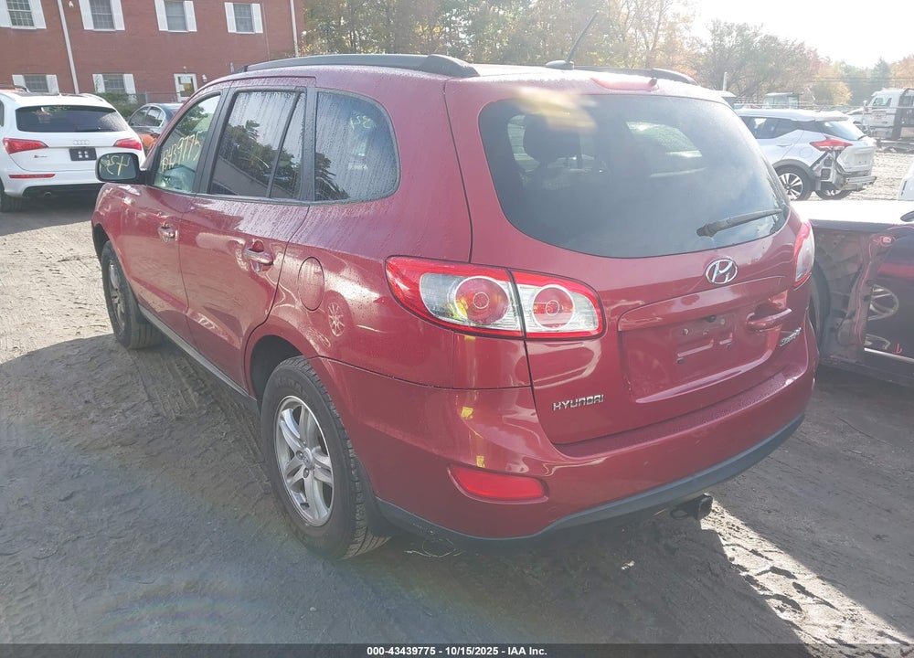 2010 HYUNDAI SANTA FE GLS VIN: 5NMSG3AB7AH366741
