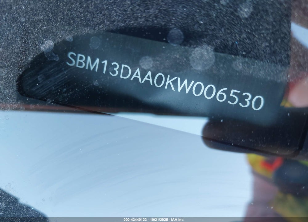 2019 MCLAREN 570S VIN: SBM13DAA0KW006530