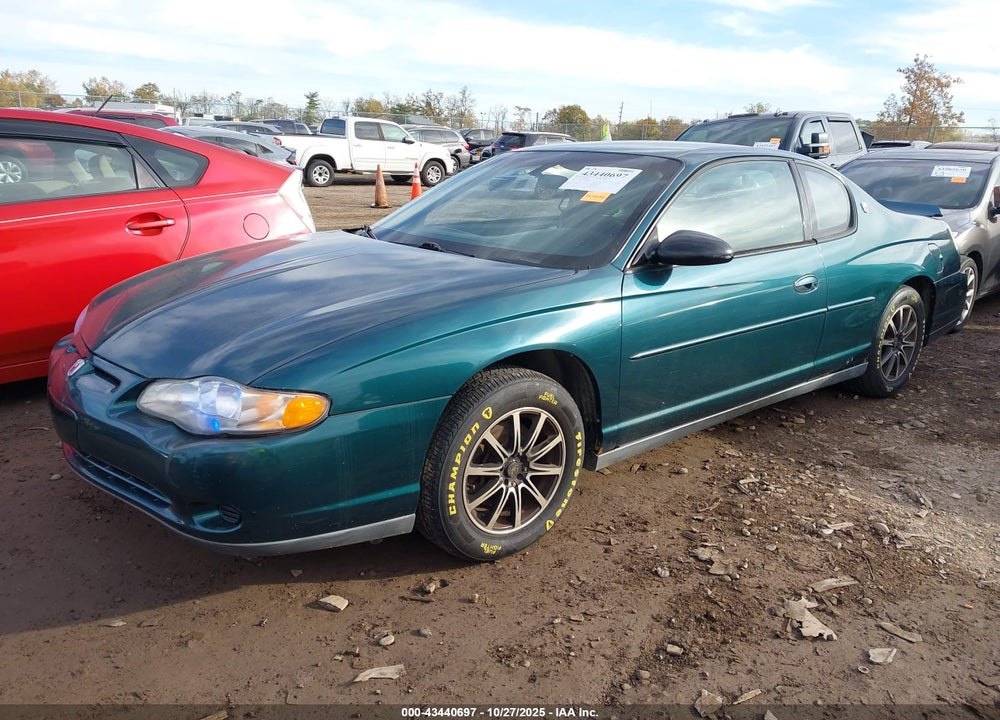 2001 CHEVROLET MONTE CARLO LS VIN: 2G1WW12E419209944