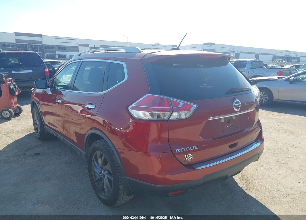 2016 NISSAN ROGUE SL VIN: 5N1AT2MT6GC762149