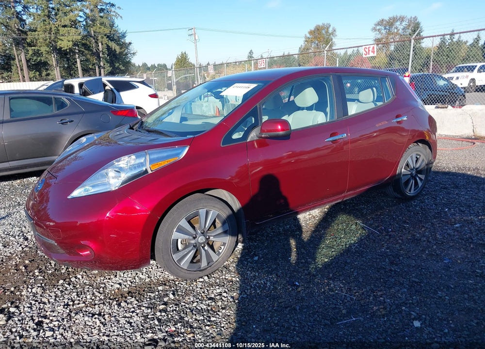 2016 NISSAN LEAF SV VIN: 1N4BZ0CP8GC301069