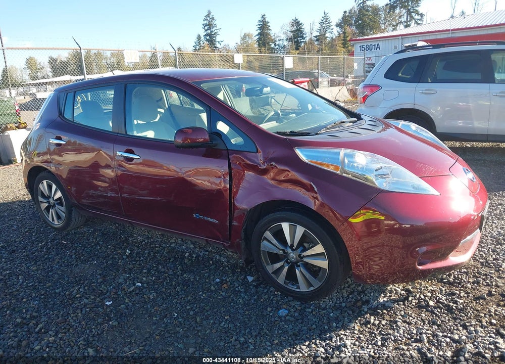 2016 NISSAN LEAF SV VIN: 1N4BZ0CP8GC301069