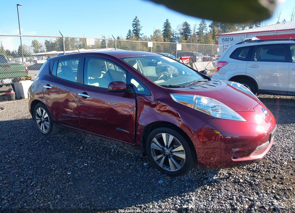 2016 NISSAN LEAF SV VIN: 1N4BZ0CP8GC301069