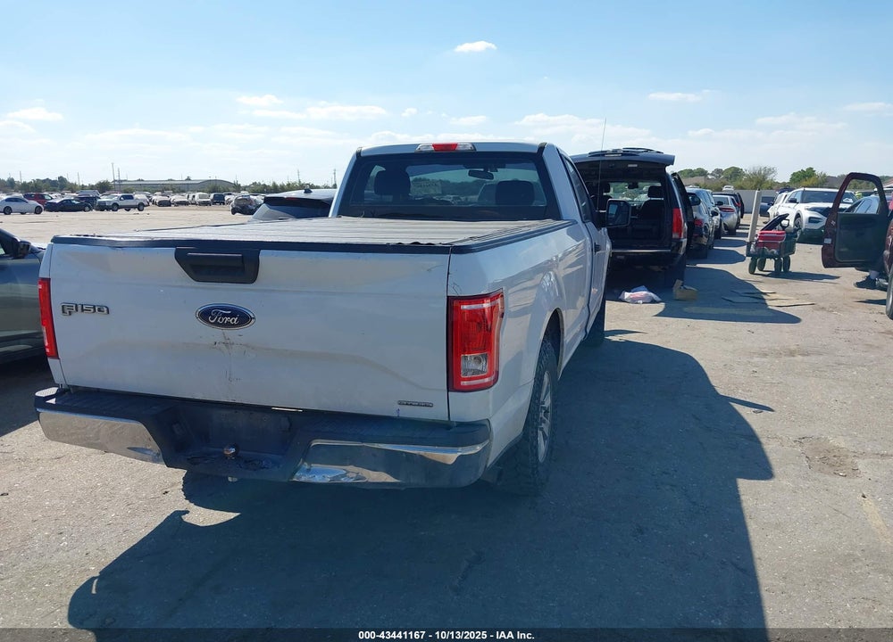2015 FORD F-150 XL VIN: 1FTMF1C89FKD50568