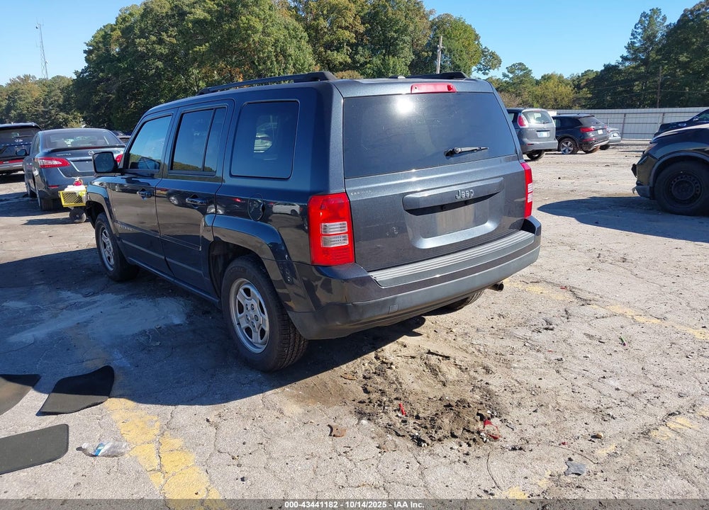 2016 JEEP PATRIOT VIN: 1C4NJPBB7GD590355