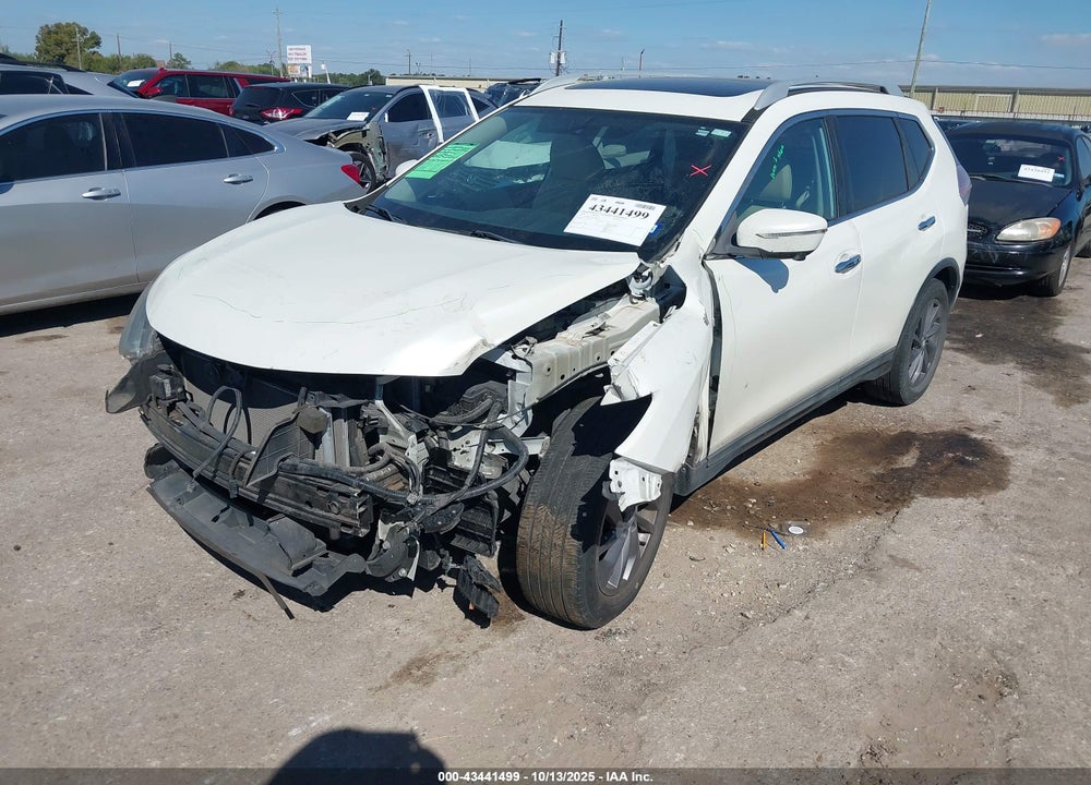 2016 NISSAN ROGUE SL VIN: 5N1AT2MV6GC846036