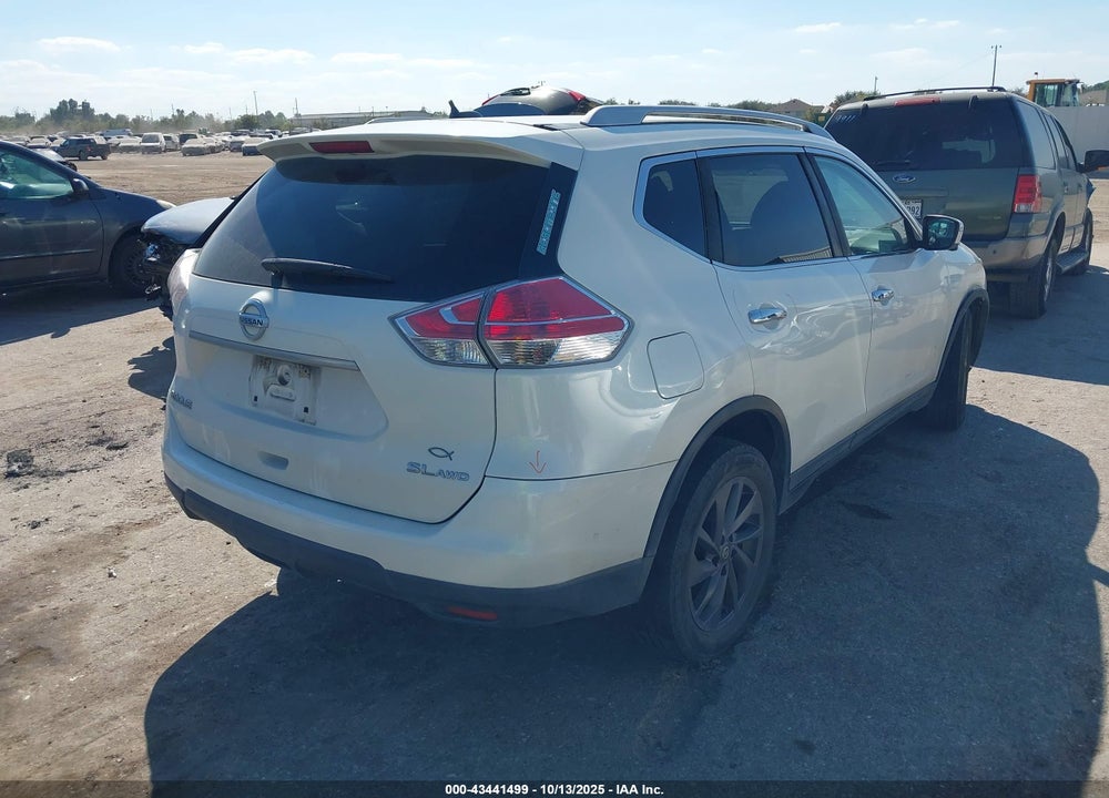 2016 NISSAN ROGUE SL VIN: 5N1AT2MV6GC846036