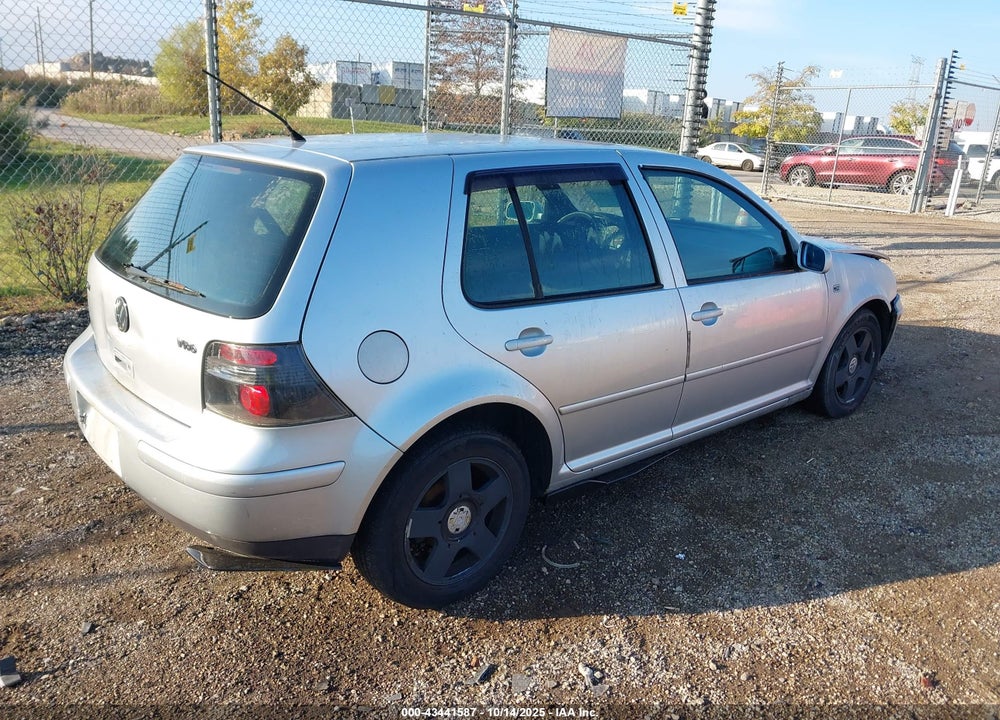 2001 VOLKSWAGEN GOLF GLS VIN: 9BWGS21J414017380