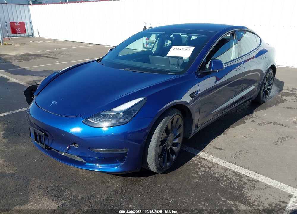 2021 TESLA MODEL 3 PERFORMANCE DUAL MOTOR ALL-WHEEL DRIVE VIN: 5YJ3E1EC4MF030861