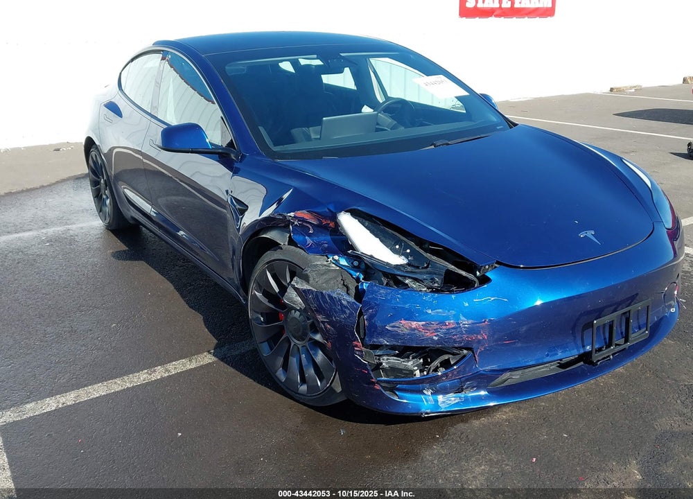 2021 TESLA MODEL 3 PERFORMANCE DUAL MOTOR ALL-WHEEL DRIVE VIN: 5YJ3E1EC4MF030861