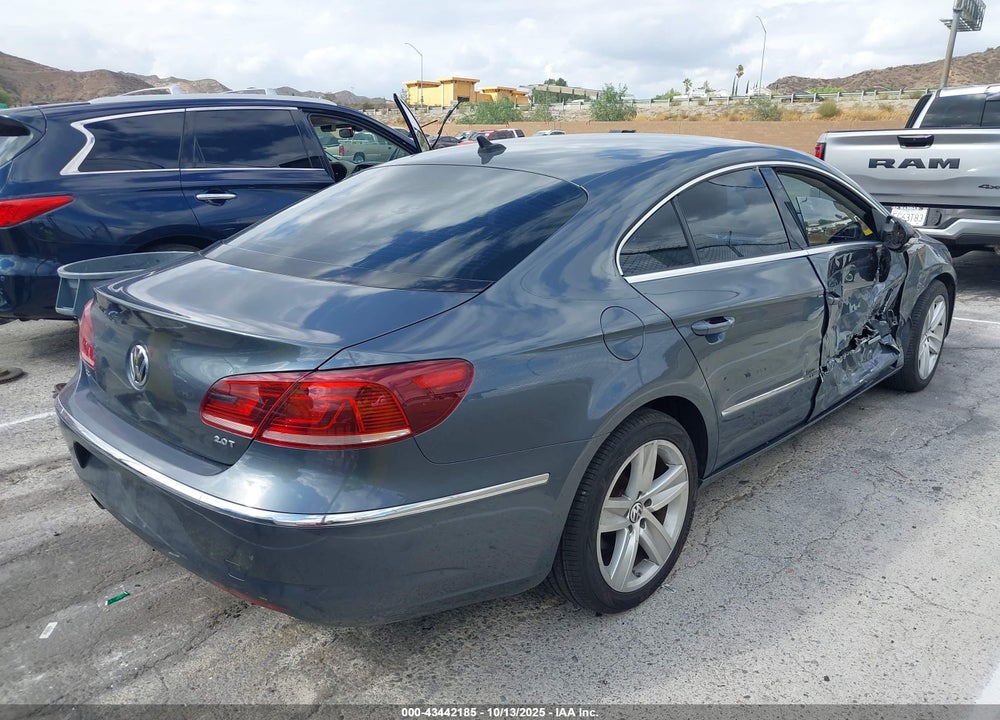 2013 VOLKSWAGEN CC 2.0T SPORT VIN: WVWBP7ANXDE560334