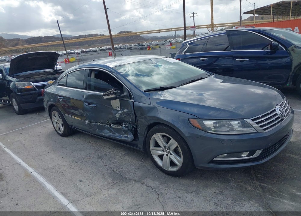 2013 VOLKSWAGEN CC 2.0T SPORT VIN: WVWBP7ANXDE560334