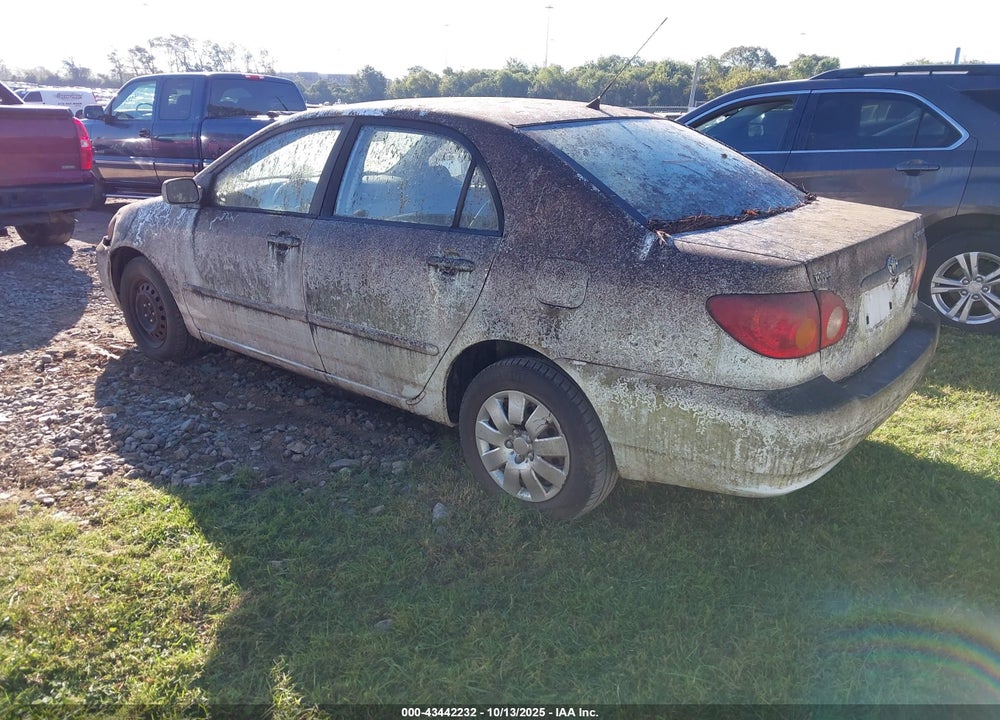 2003 TOYOTA COROLLA LE VIN: JTDBR32E430031443