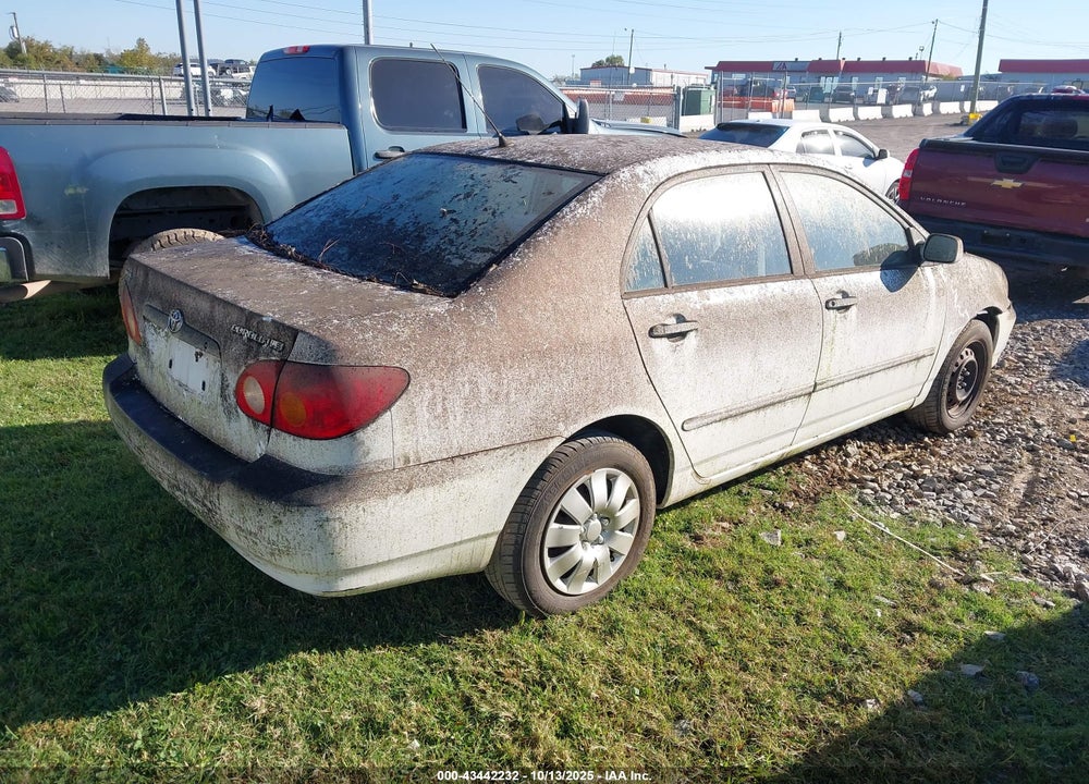 2003 TOYOTA COROLLA LE VIN: JTDBR32E430031443