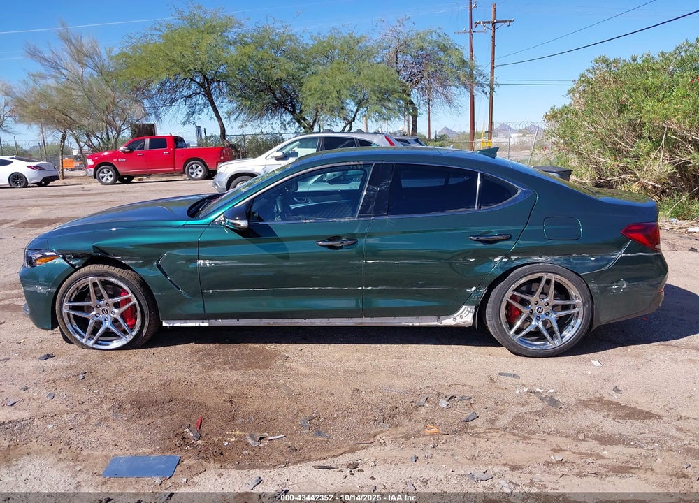 2021 GENESIS G70 3.3T AWD VIN: KMTG34LE7MU074150