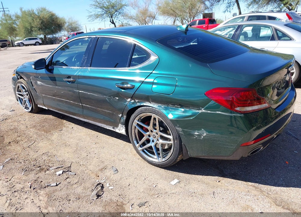 2021 GENESIS G70 3.3T AWD VIN: KMTG34LE7MU074150