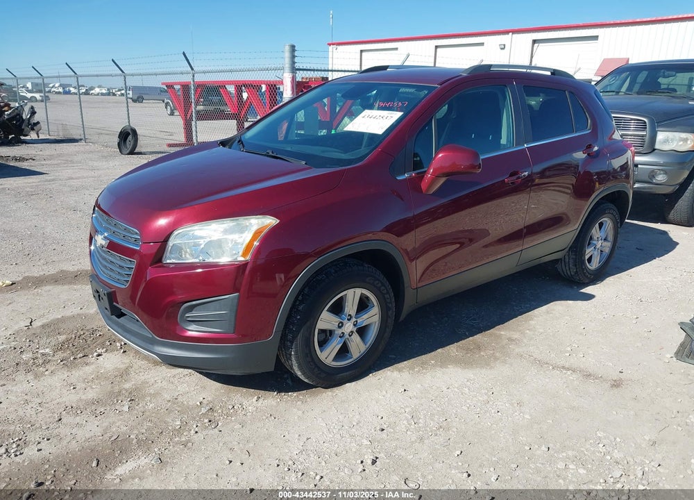2016 CHEVROLET TRAX LT VIN: 3GNCJPSB3GL176501