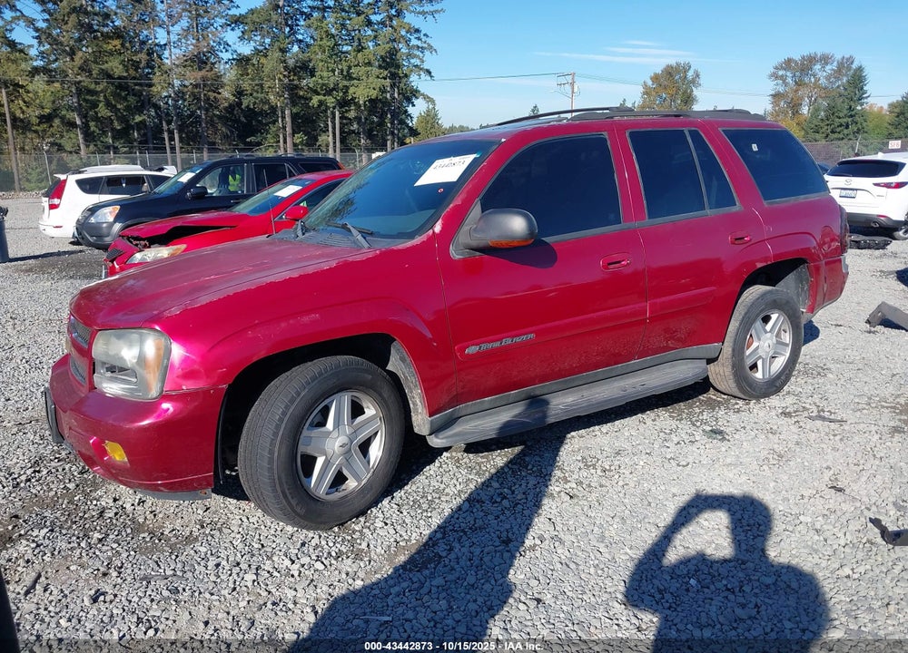 2002 CHEVROLET TRAILBLAZER LTZ VIN: 1GNDT13S622141522