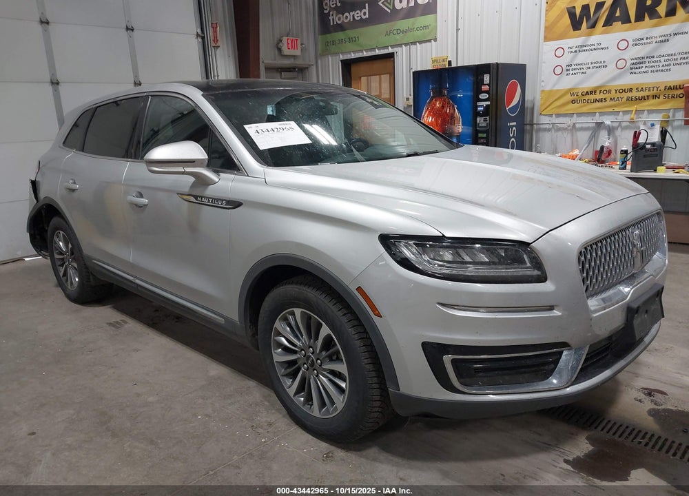 2019 LINCOLN NAUTILUS SELECT VIN: 2LMPJ8K96KBL13254