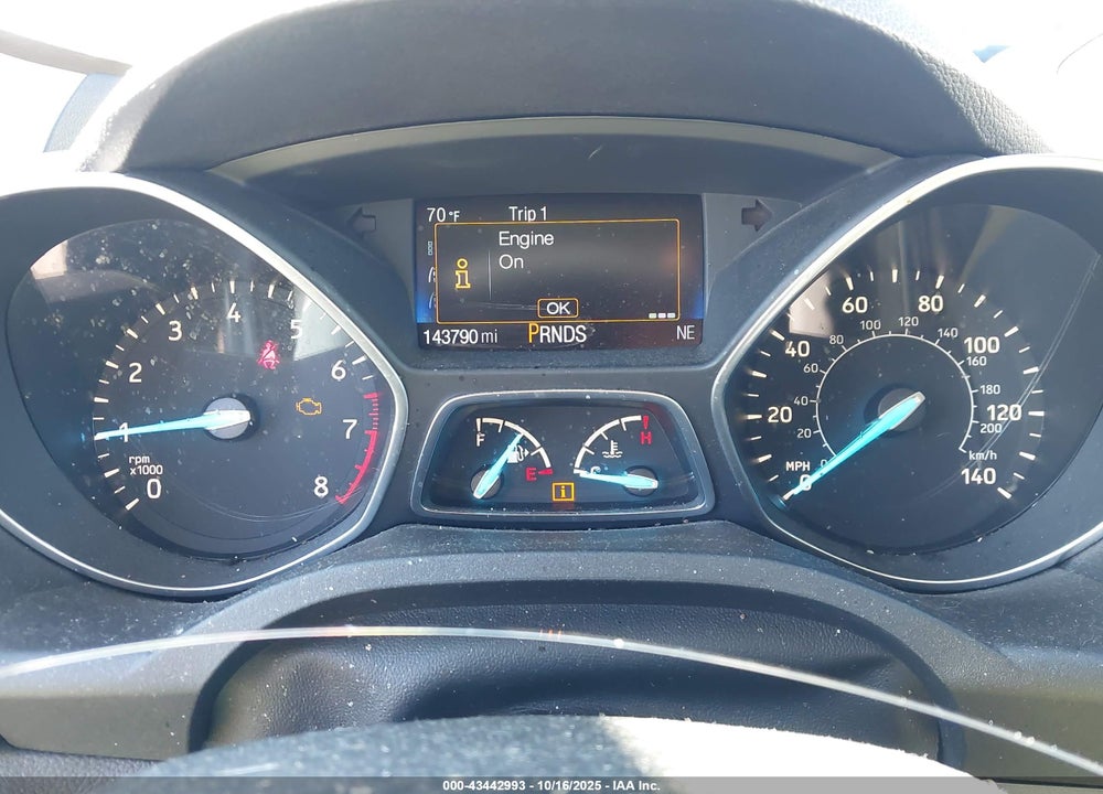 2017 FORD ESCAPE VIN: 1FMCU0GD7HUC64827
