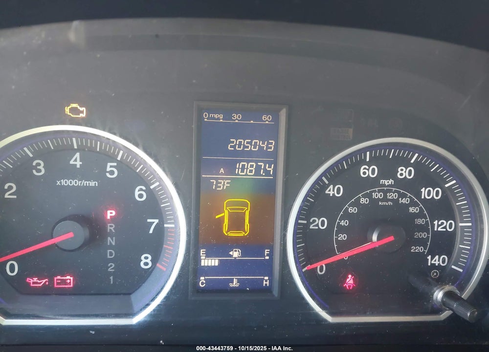 2011 HONDA CR-V EX-L VIN: JHLRE3H7XBC002385