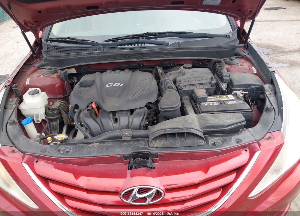 2012 HYUNDAI SONATA GLS VIN: 5NPEB4AC8CH425134
