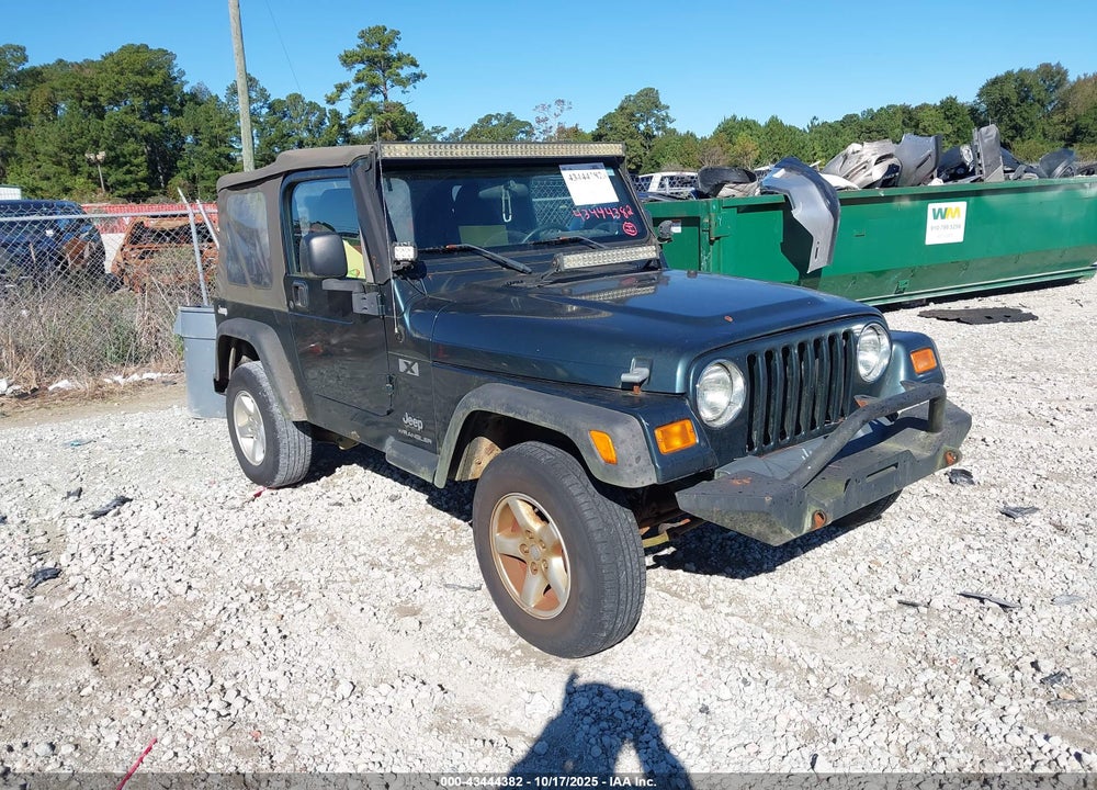 2005 JEEP WRANGLER X VIN: 1J4FA39S85P370585
