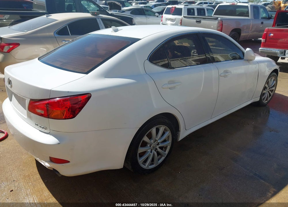 2007 LEXUS IS 250 VIN: JTHBK262172047591