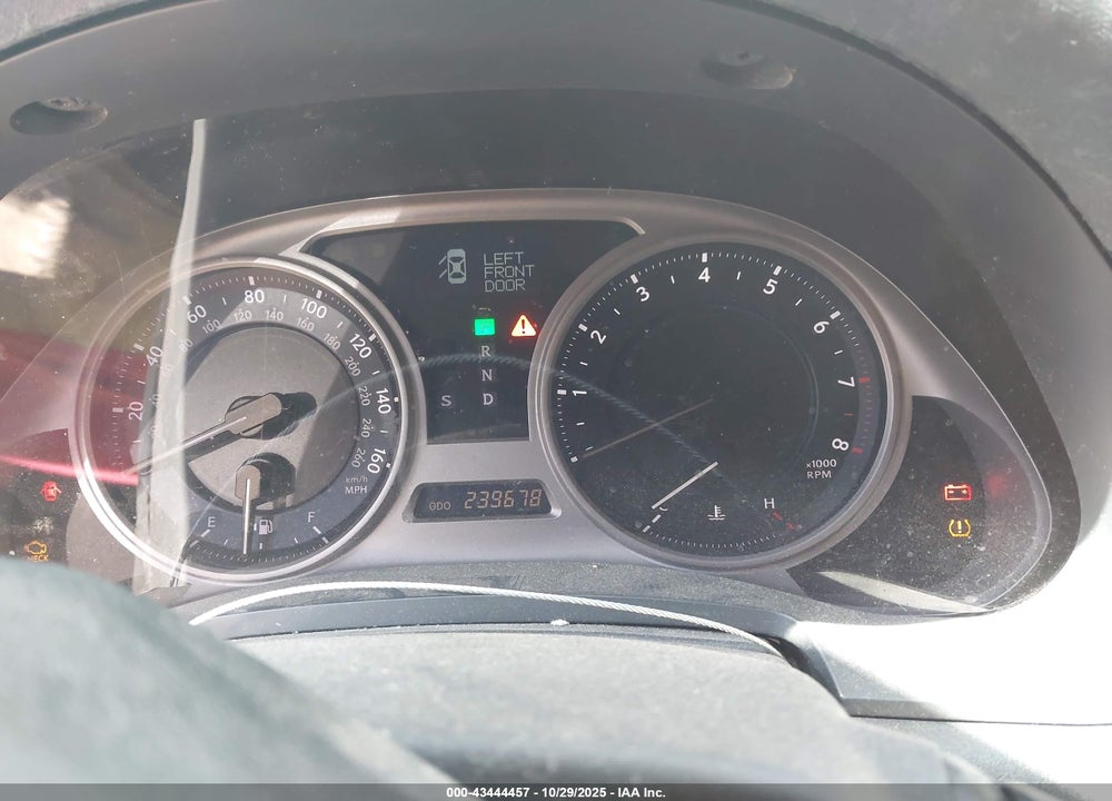 2007 LEXUS IS 250 VIN: JTHBK262172047591
