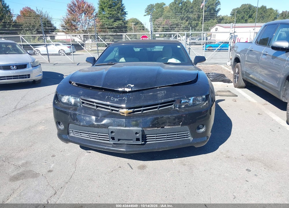 2015 CHEVROLET CAMARO VIN: 2G1FD3D30F9280563