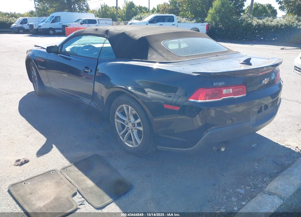 2015 CHEVROLET CAMARO VIN: 2G1FD3D30F9280563