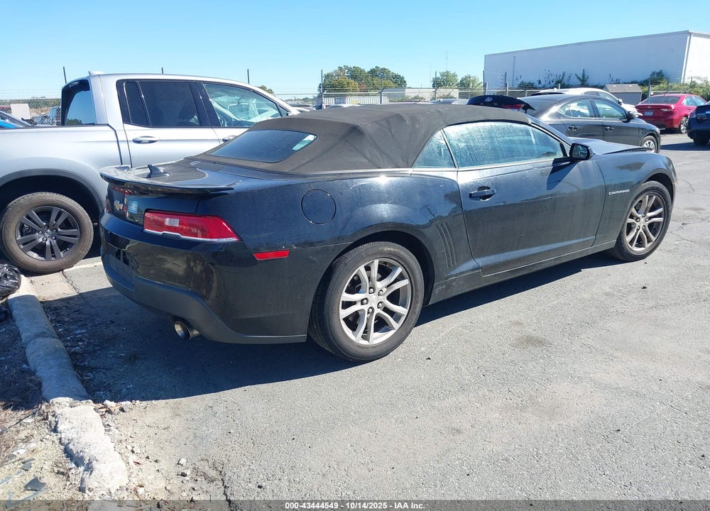 2015 CHEVROLET CAMARO VIN: 2G1FD3D30F9280563
