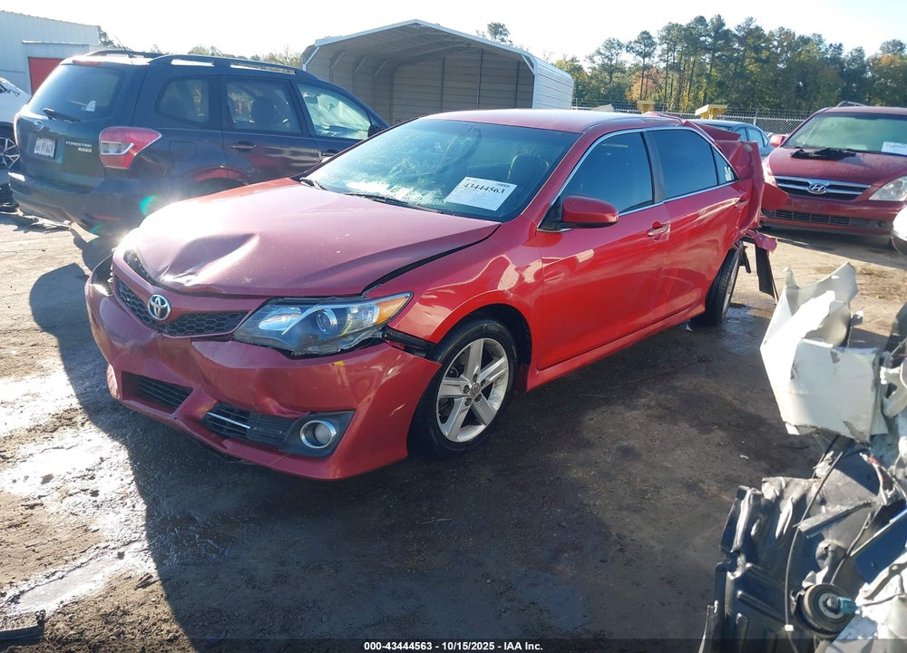 2012 TOYOTA CAMRY SE VIN: 4T1BF1FK7CU563853