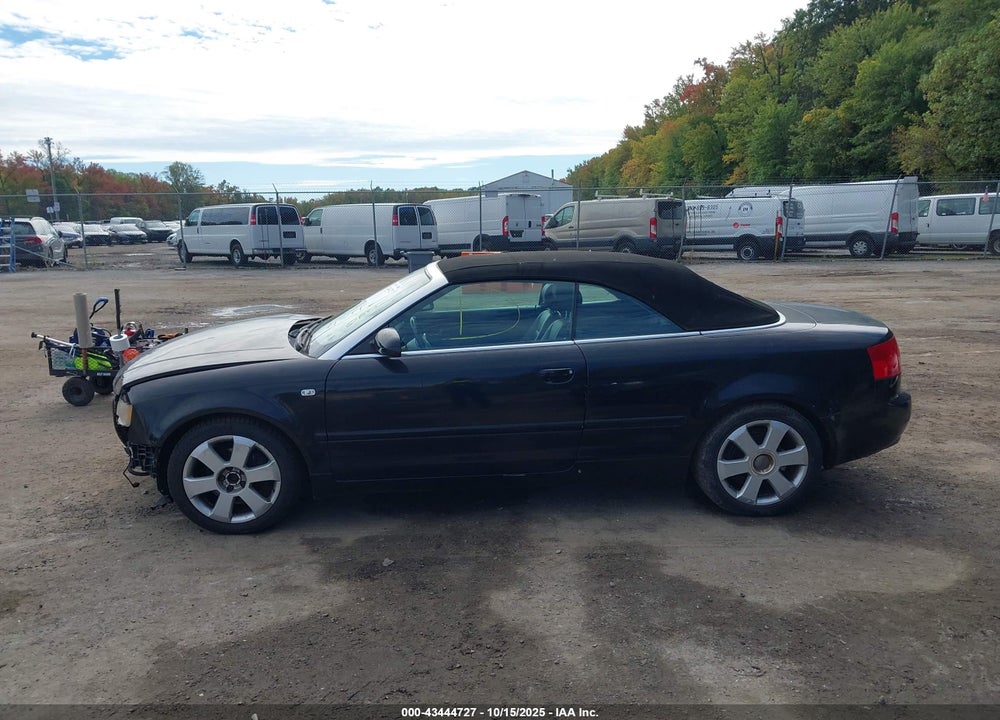 2005 AUDI A4 3.0 VIN: WAUDT48H25K009592