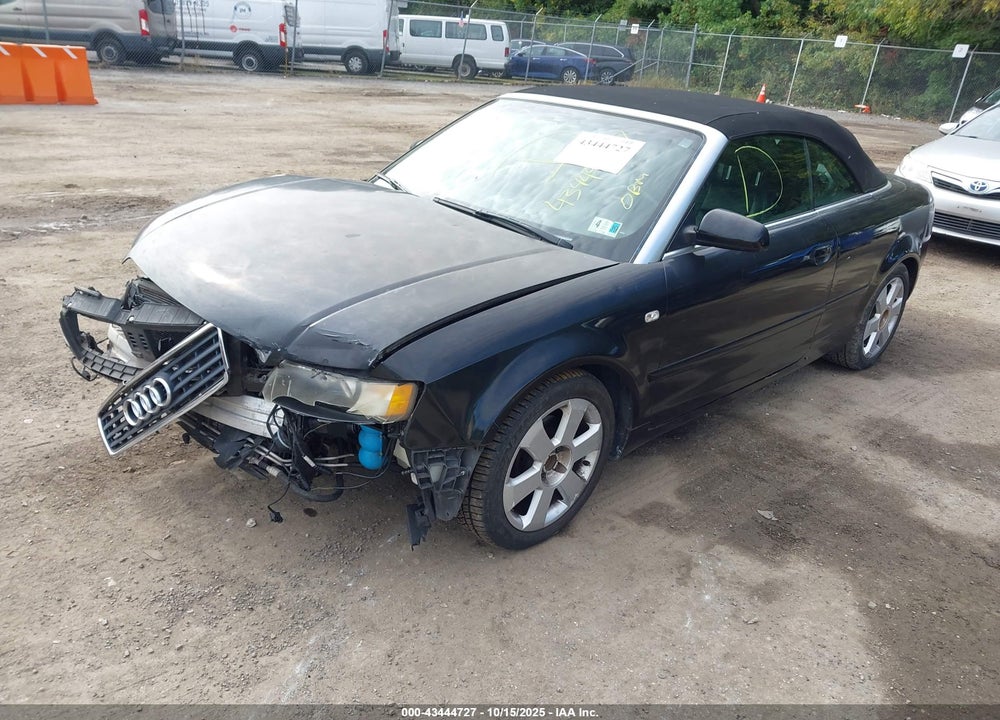 2005 AUDI A4 3.0 VIN: WAUDT48H25K009592