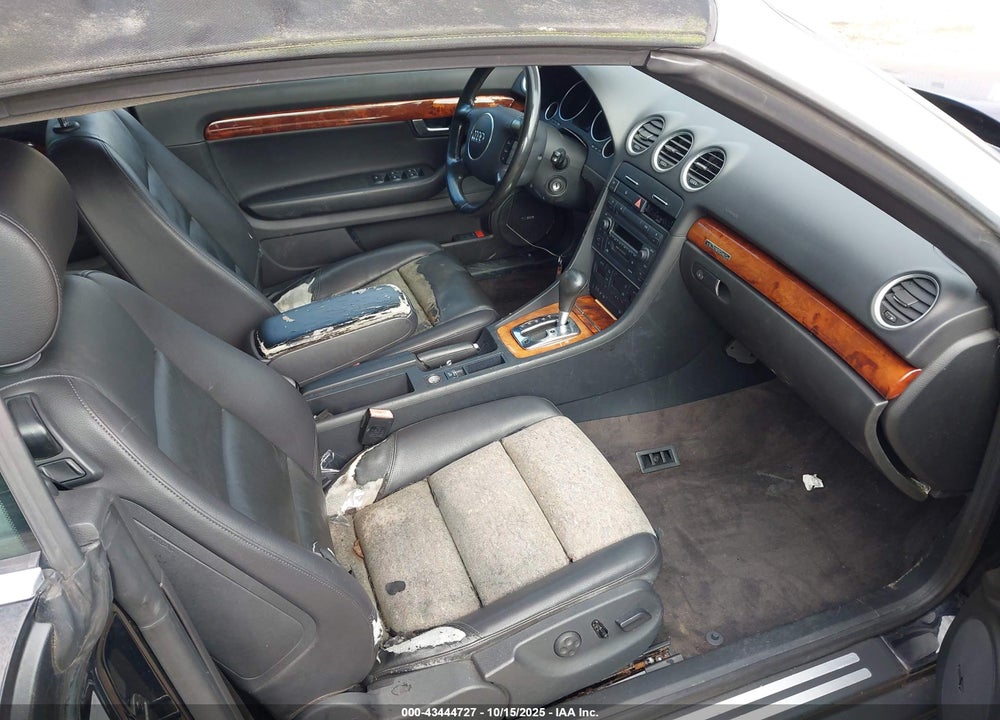 2005 AUDI A4 3.0 VIN: WAUDT48H25K009592