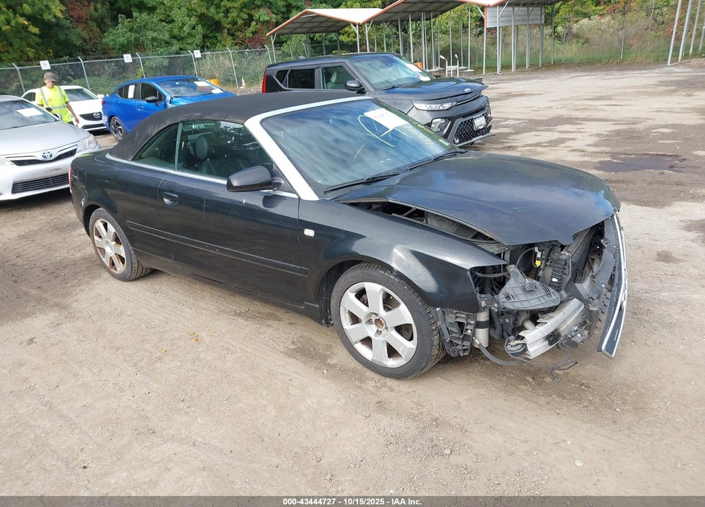 2005 AUDI A4 3.0 VIN: WAUDT48H25K009592