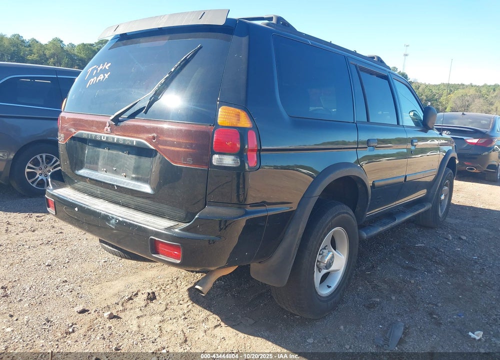2000 MITSUBISHI MONTERO SPORT LS/XLS VIN: JA4LS31H4YP004126