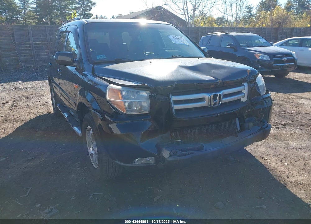 2007 HONDA PILOT EX-L VIN: 5FNYF18587B029152
