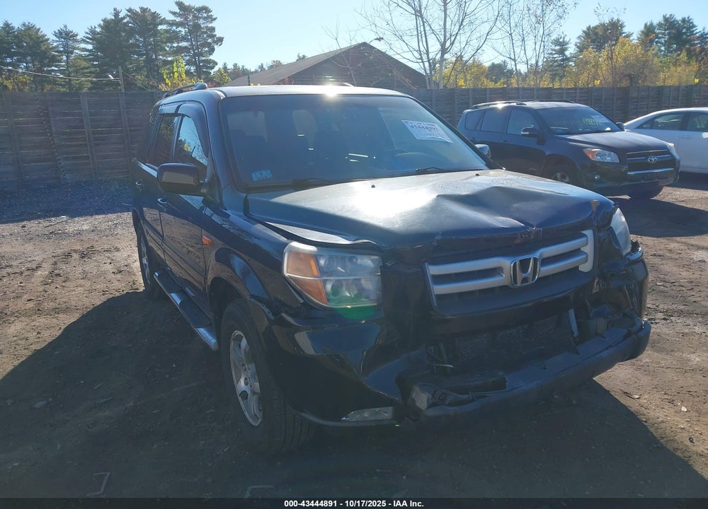 2007 HONDA PILOT EX-L VIN: 5FNYF18587B029152