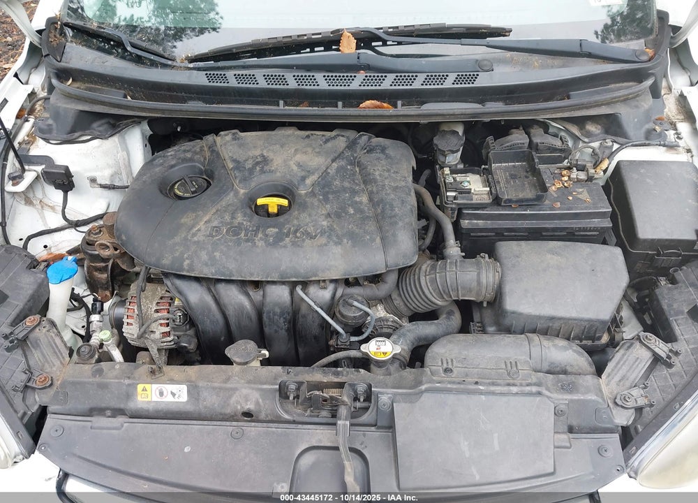 2013 HYUNDAI ELANTRA VIN: 5NPDH4AE7DH204122