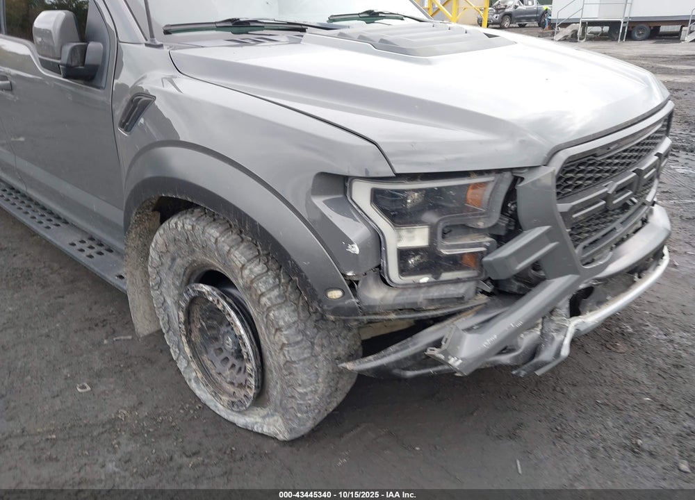 2018 FORD F-150 RAPTOR VIN: 1FTFW1RG7JFD92407