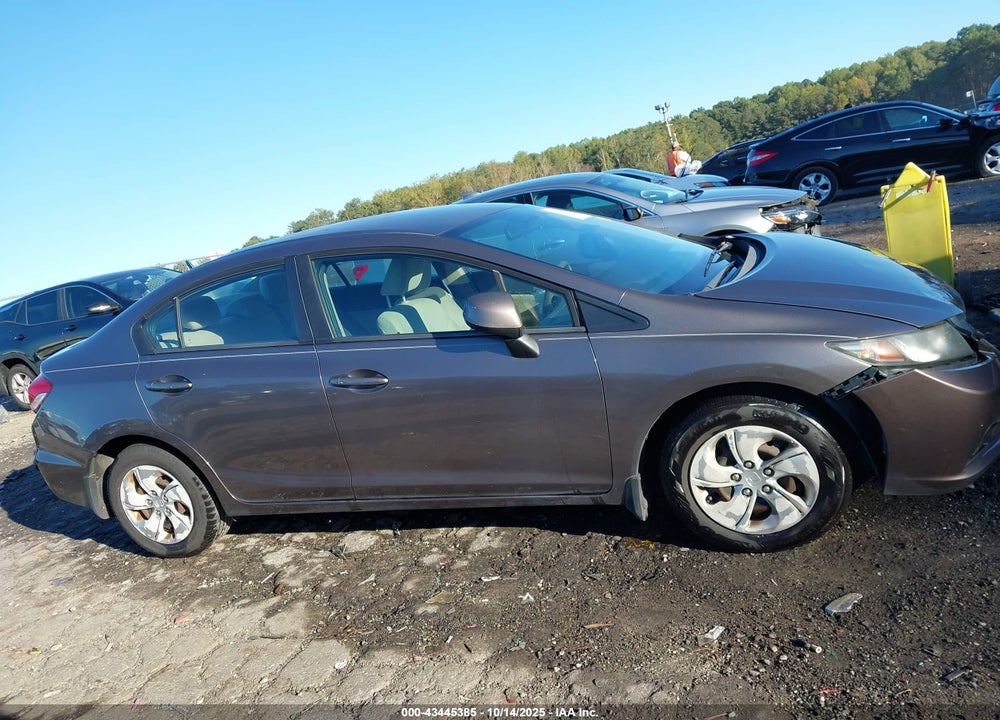 2013 HONDA CIVIC VIN: 19XFB2F55DE019756