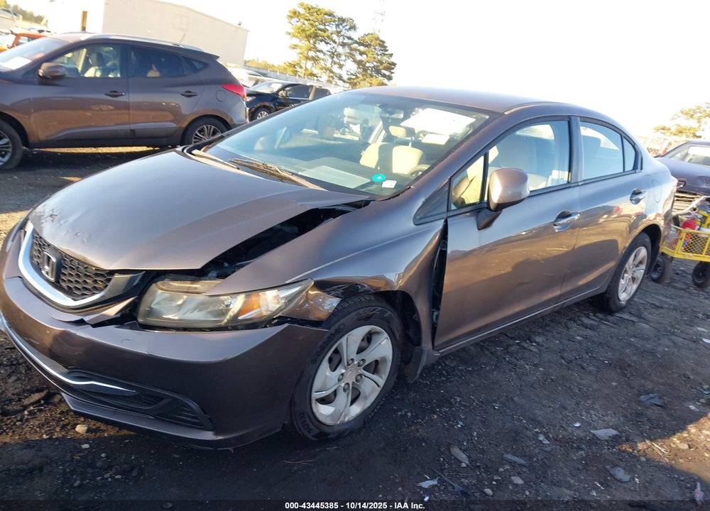 2013 HONDA CIVIC VIN: 19XFB2F55DE019756