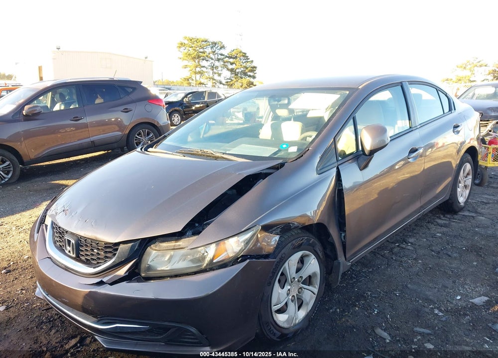 2013 HONDA CIVIC VIN: 19XFB2F55DE019756