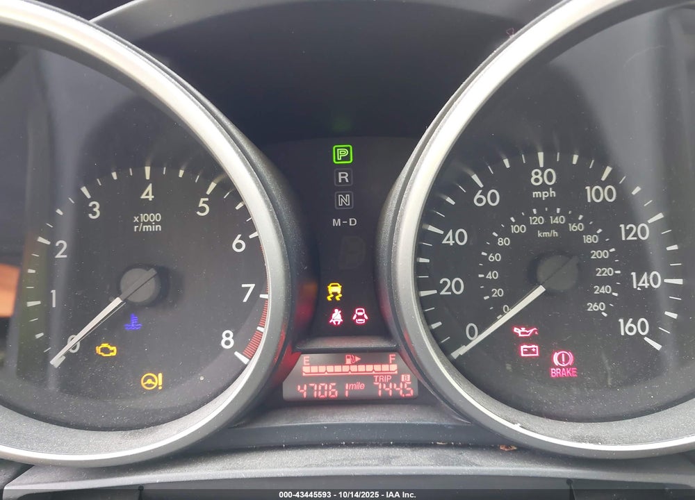 2012 MAZDA 5 GRAND TOURING VIN: JM1CW2DLXC0140508